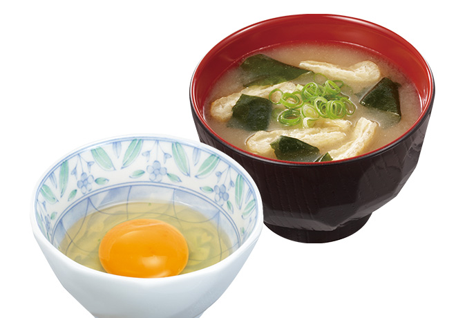 Miso Soup and Green Salad