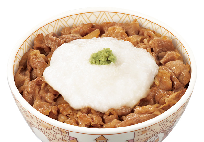 image of Gyudon with Grated Radish