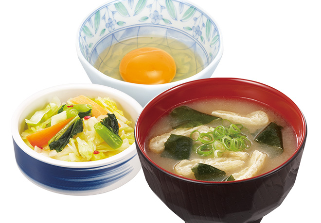 Miso Soup and Green Salad