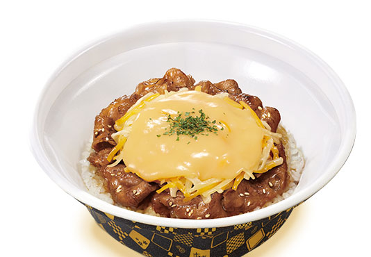 チーズ牛カルビ丼