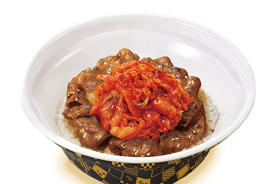 キムチ牛カルビ丼